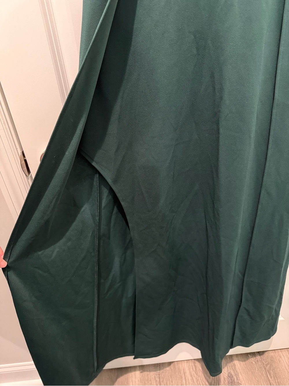 Sleeveless Emerald V-Neck Maxi Dress NWT - Picture 5 of 11